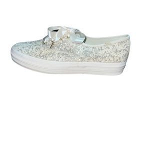NWOT Kate Spade x Keds Glitter Sneaker